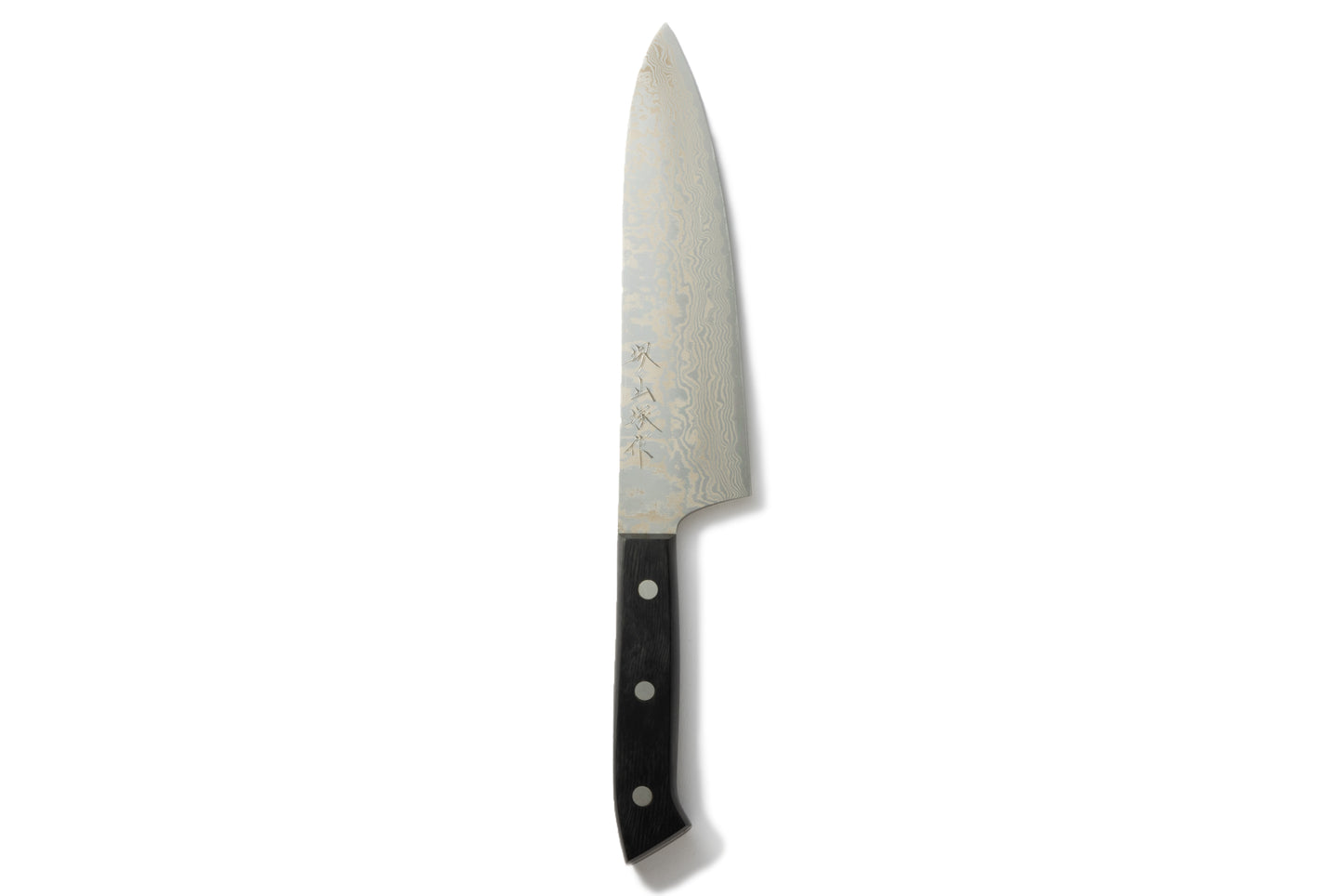 sakai kitchen〈堺キッチン〉【山塚尚剛刃物】ステンレス ニッケルダマスカス牛刀　180mm