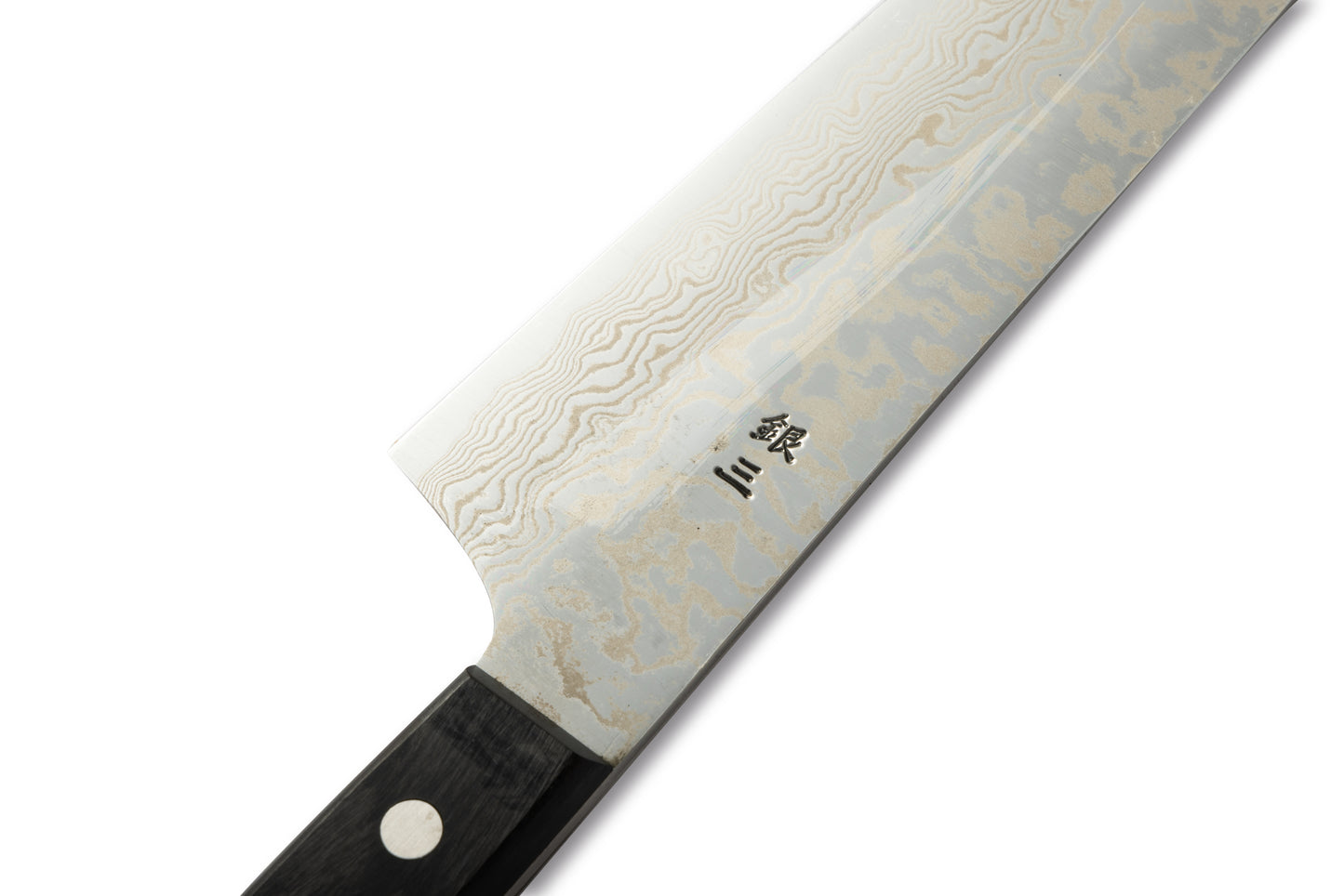 sakai kitchen〈堺キッチン〉【山塚尚剛刃物】ステンレス ニッケルダマスカス牛刀　180mm