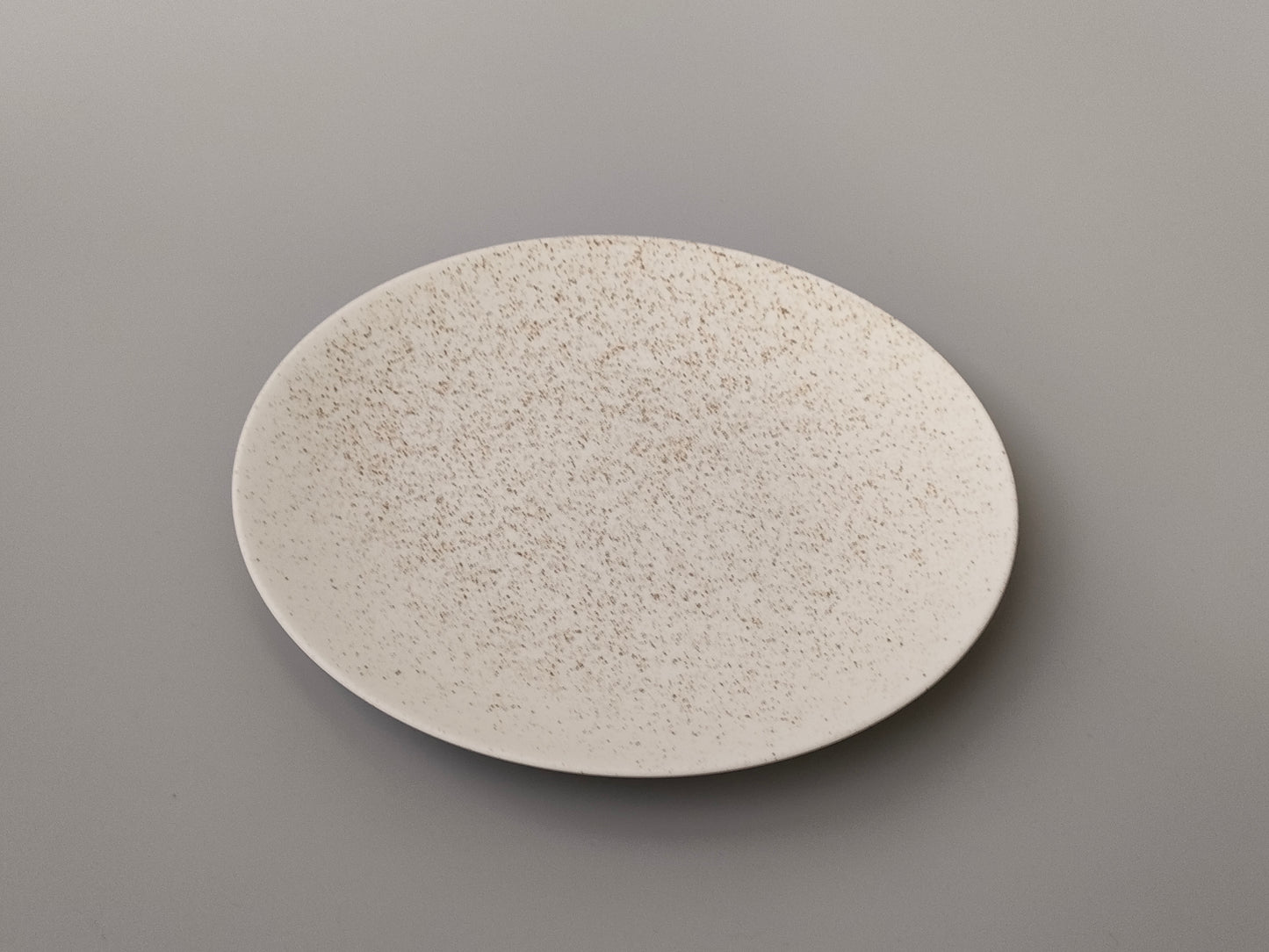 【旅皿】Markt plate 23.5㎝ Nashiji White