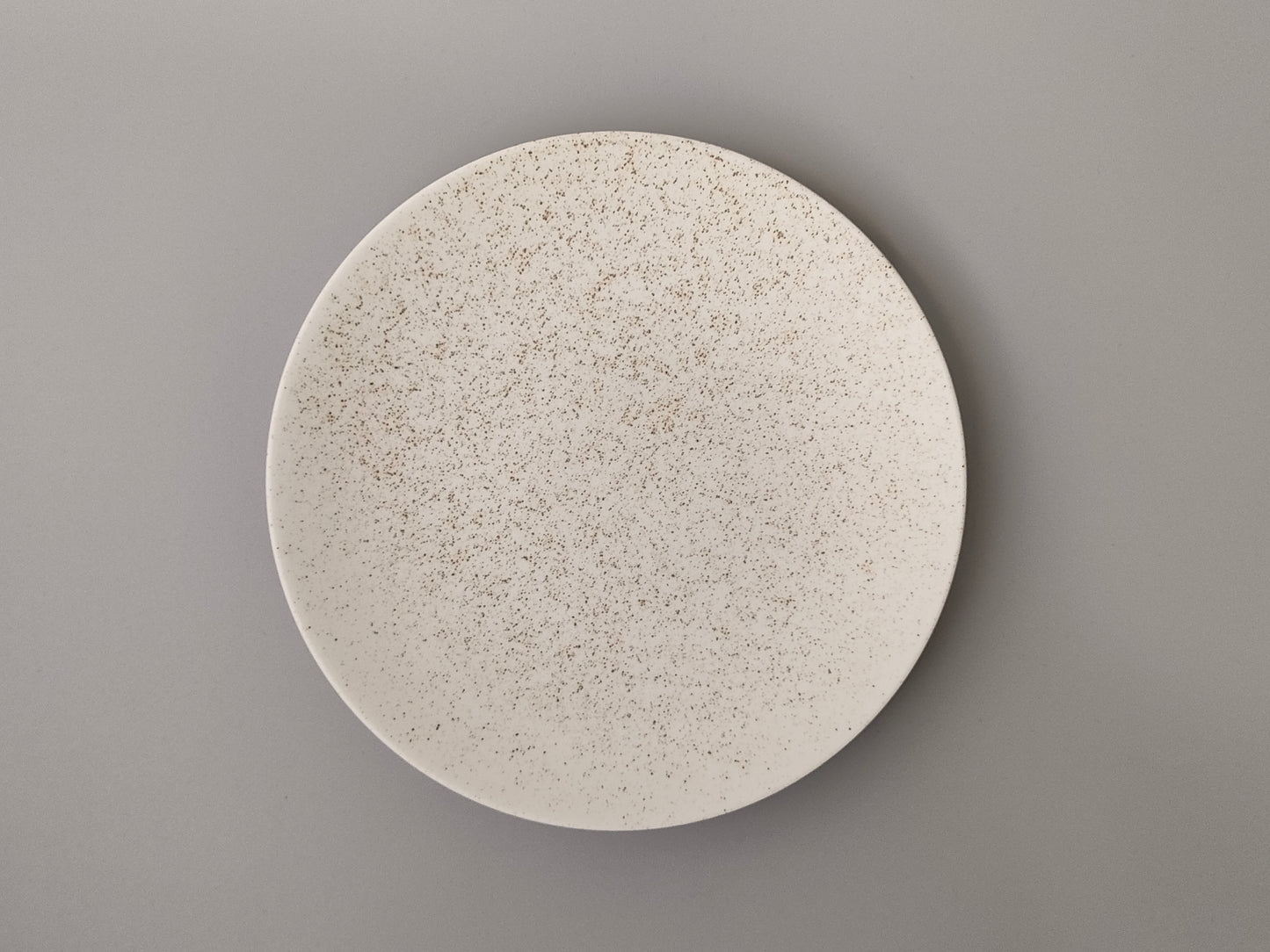 【旅皿】Markt plate 23.5㎝ Nashiji White