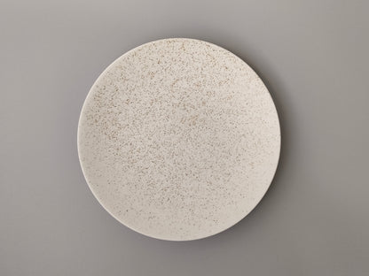 【旅皿】Markt plate 23.5㎝ Nashiji White