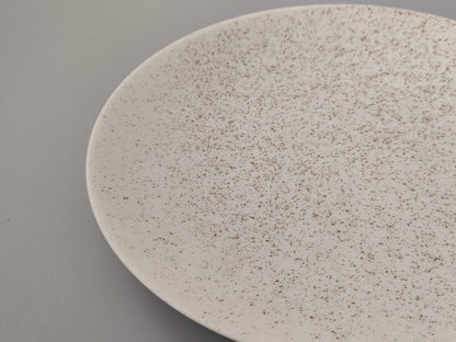 【旅皿】Markt plate 23.5㎝ Nashiji White