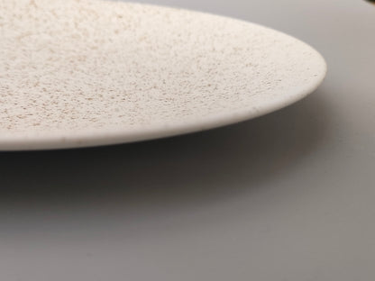 【旅皿】Markt plate 23.5㎝ Nashiji White