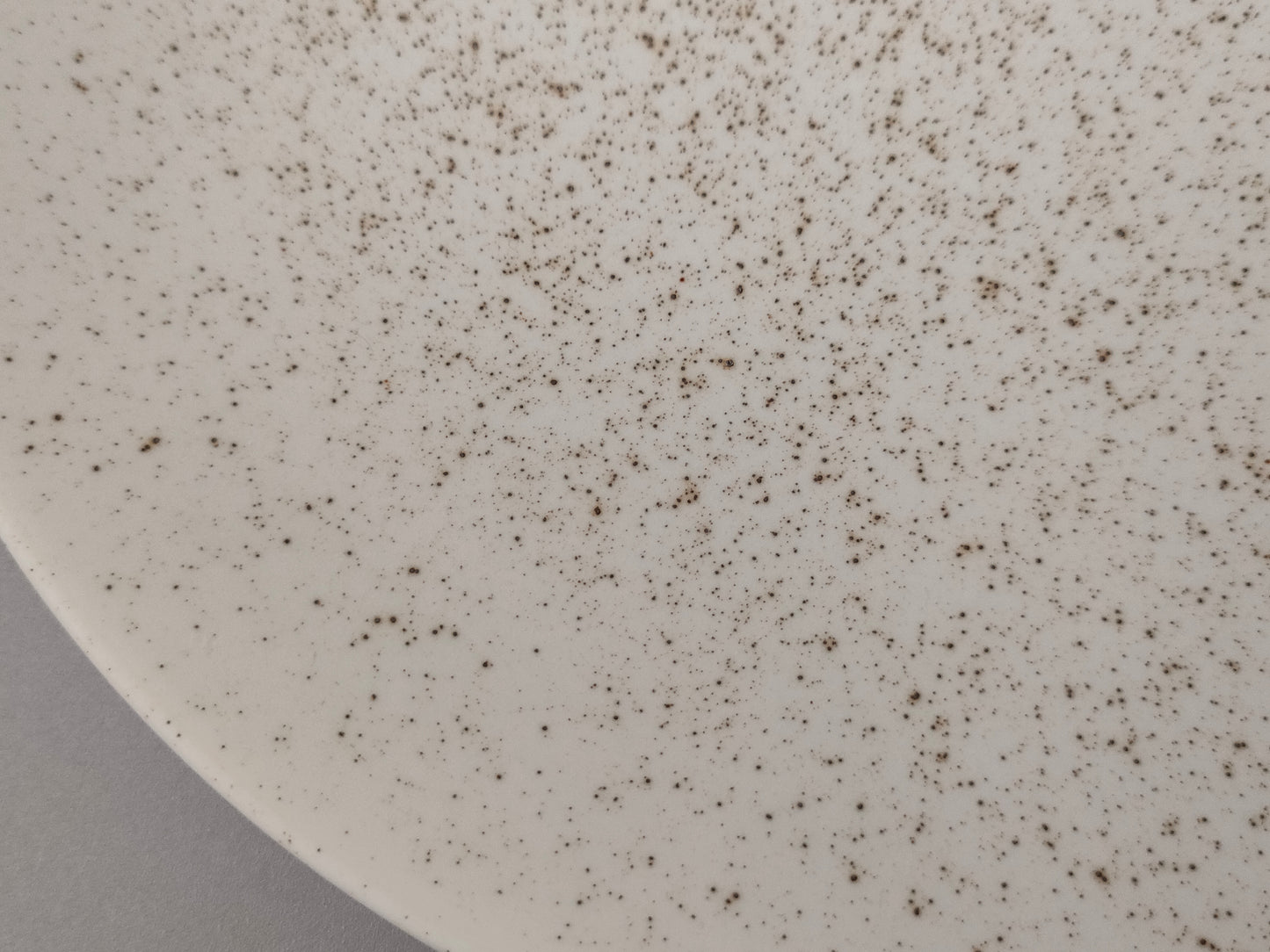 【旅皿】Markt plate 23.5㎝ Nashiji White