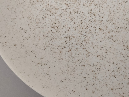 【旅皿】Markt plate 23.5㎝ Nashiji White