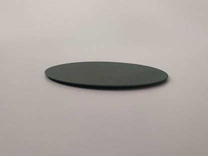 【旅皿】Flat plate 19.6㎝ Nashiji Green