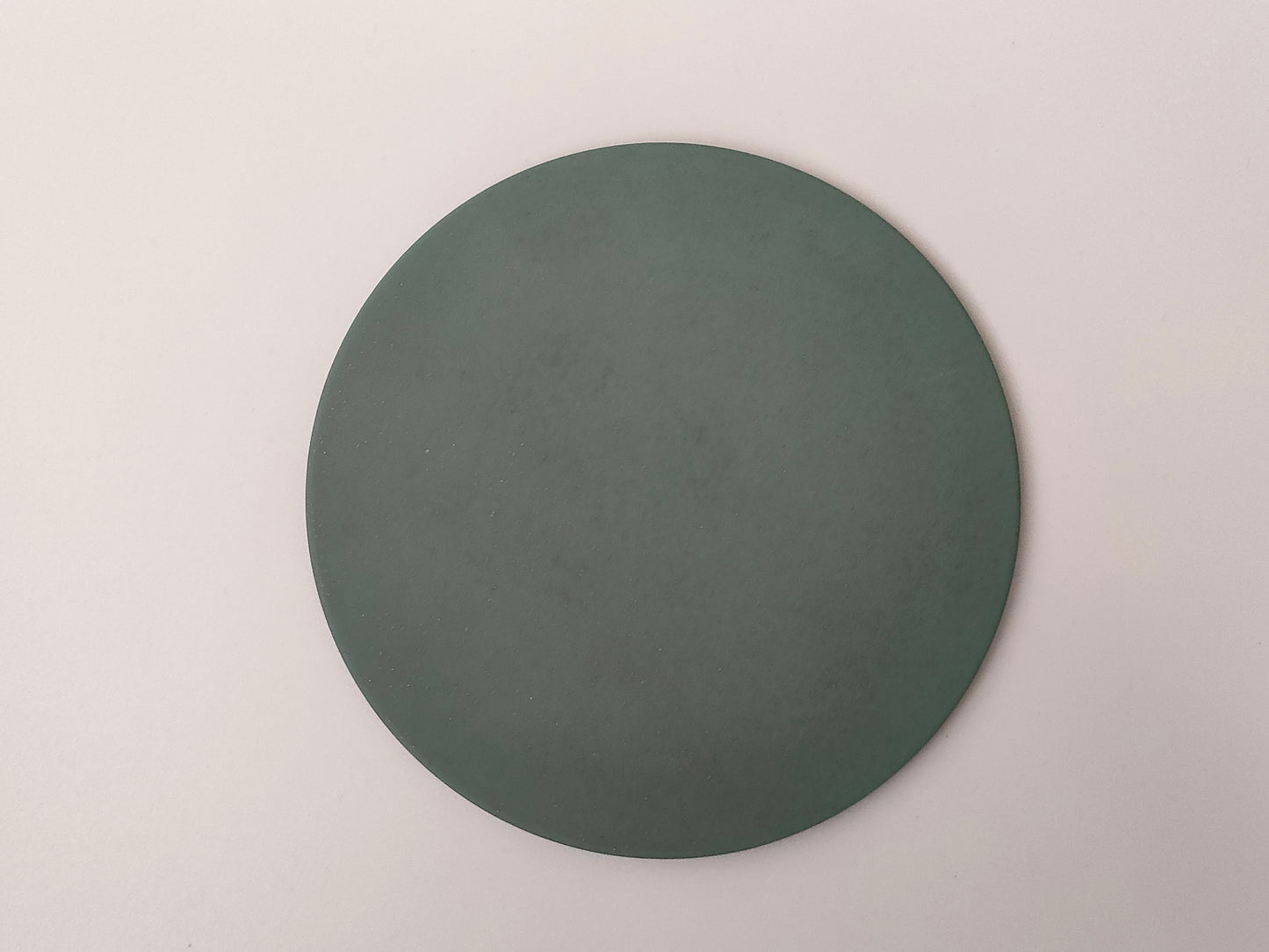 【旅皿】Flat plate 19.6㎝ Nashiji Green