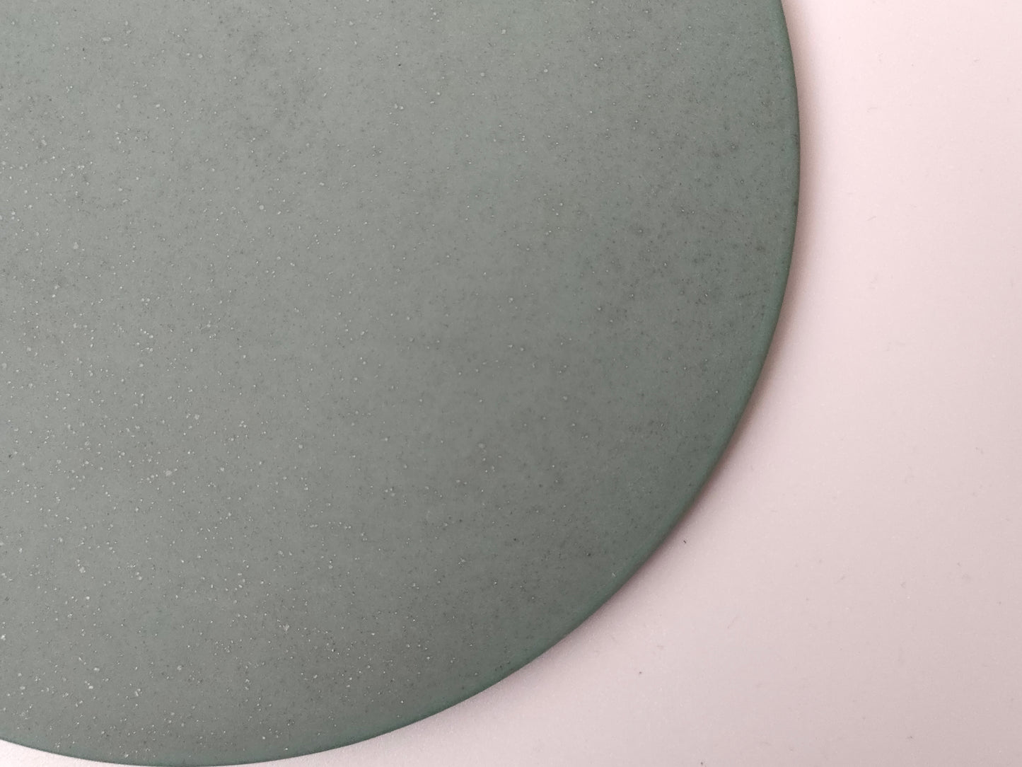 【旅皿】Flat plate 19.6㎝ Nashiji Green