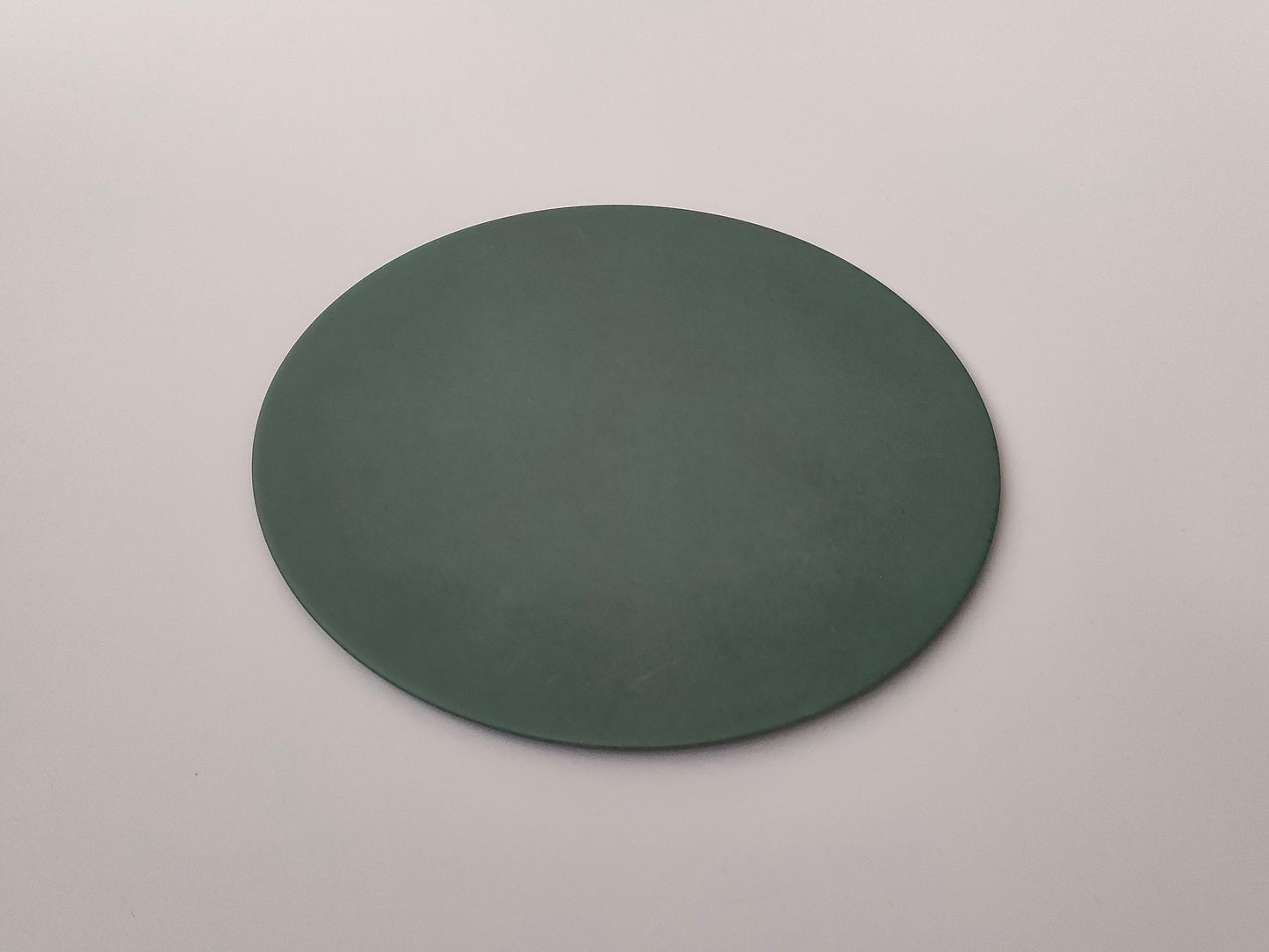 【旅皿】Flat plate 24.5㎝ Nashiji Green
