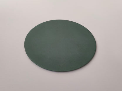 【旅皿】Flat plate 24.5㎝ Nashiji Green
