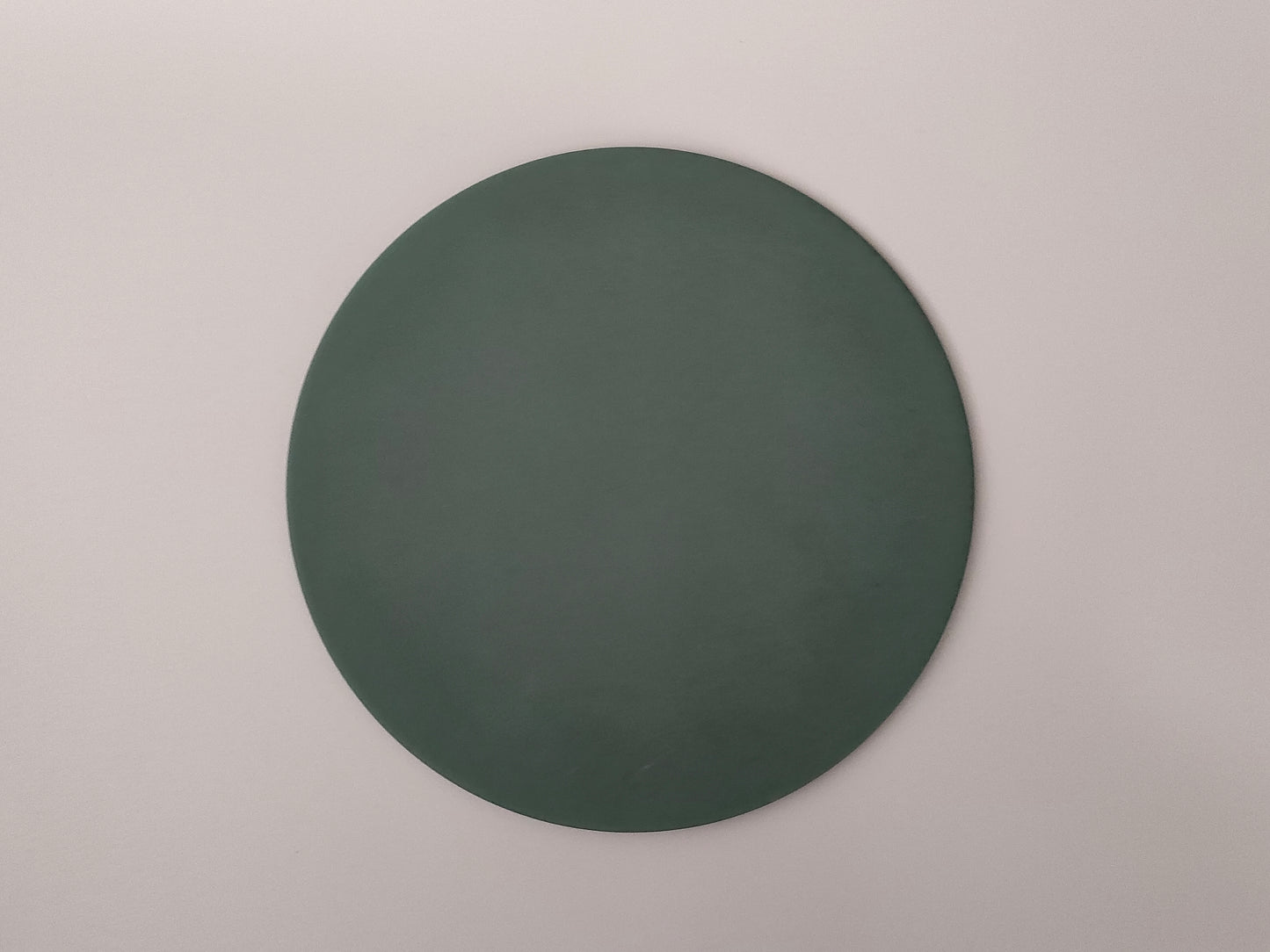 【旅皿】Flat plate 24.5㎝ Nashiji Green