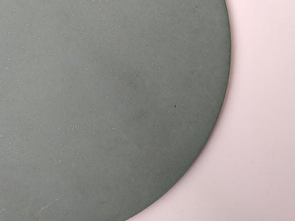 【旅皿】Flat plate 24.5㎝ Nashiji Green