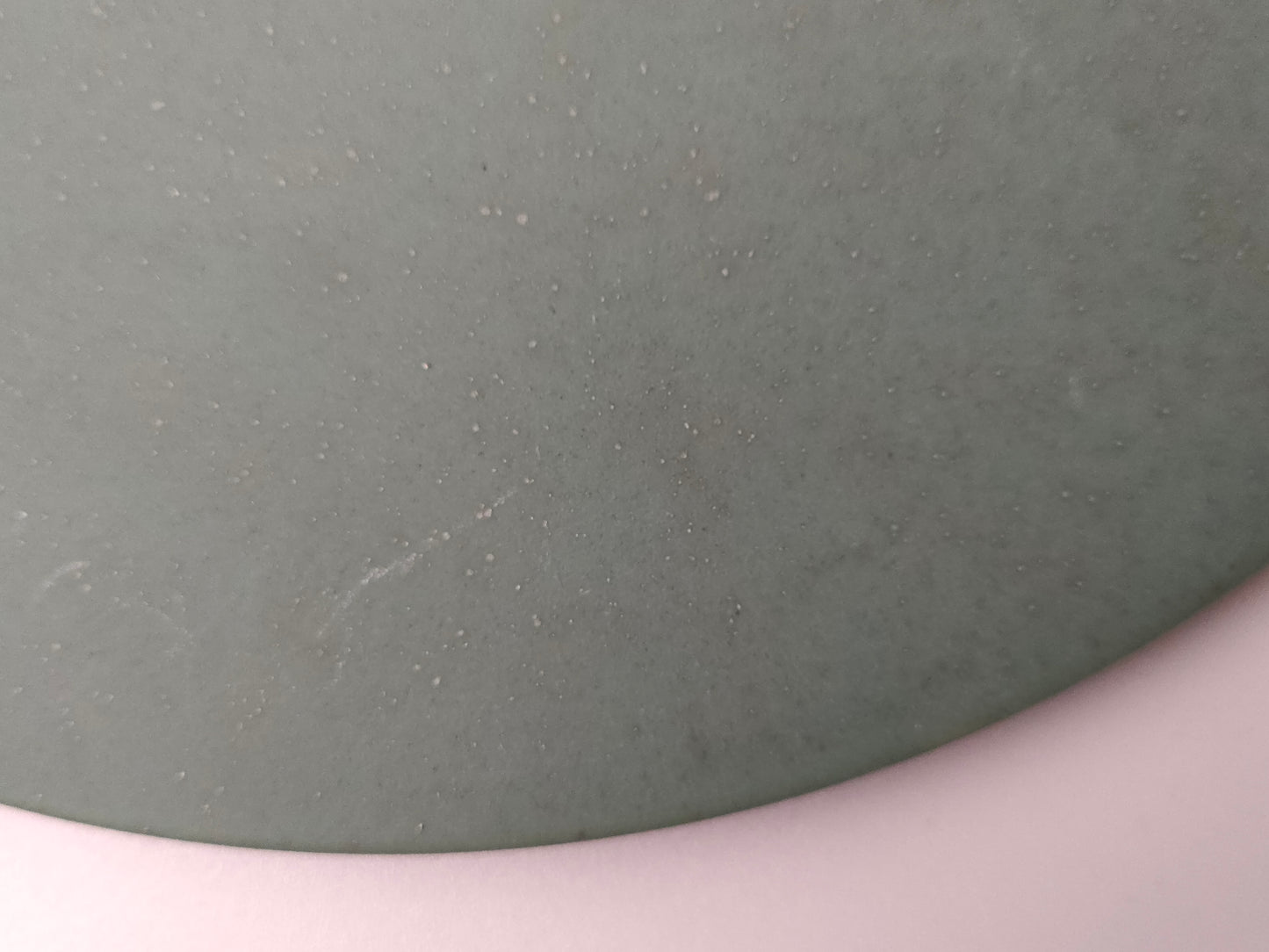 【旅皿】Flat plate 24.5㎝ Nashiji Green