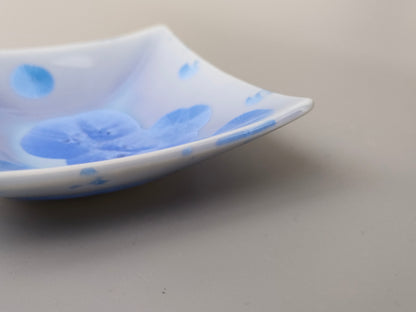 【旅皿】花結晶 三寸角皿