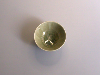 -Onland store　香山窯　ビードロ釉印花文飯碗（小）-