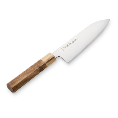 sakai kitchen〈堺キッチン〉【高橋楠】INOX 和三徳 間伐材八角柄 170mm