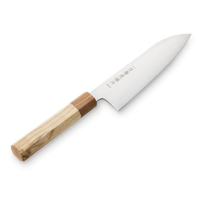 sakai kitchen〈堺キッチン〉【高橋楠】INOX 和三徳 間伐材八角柄 170mm