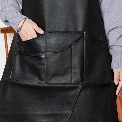 sakai kitchen〈堺キッチン〉【(株)waji】ウォッシャブルレザー ハカマエプロン