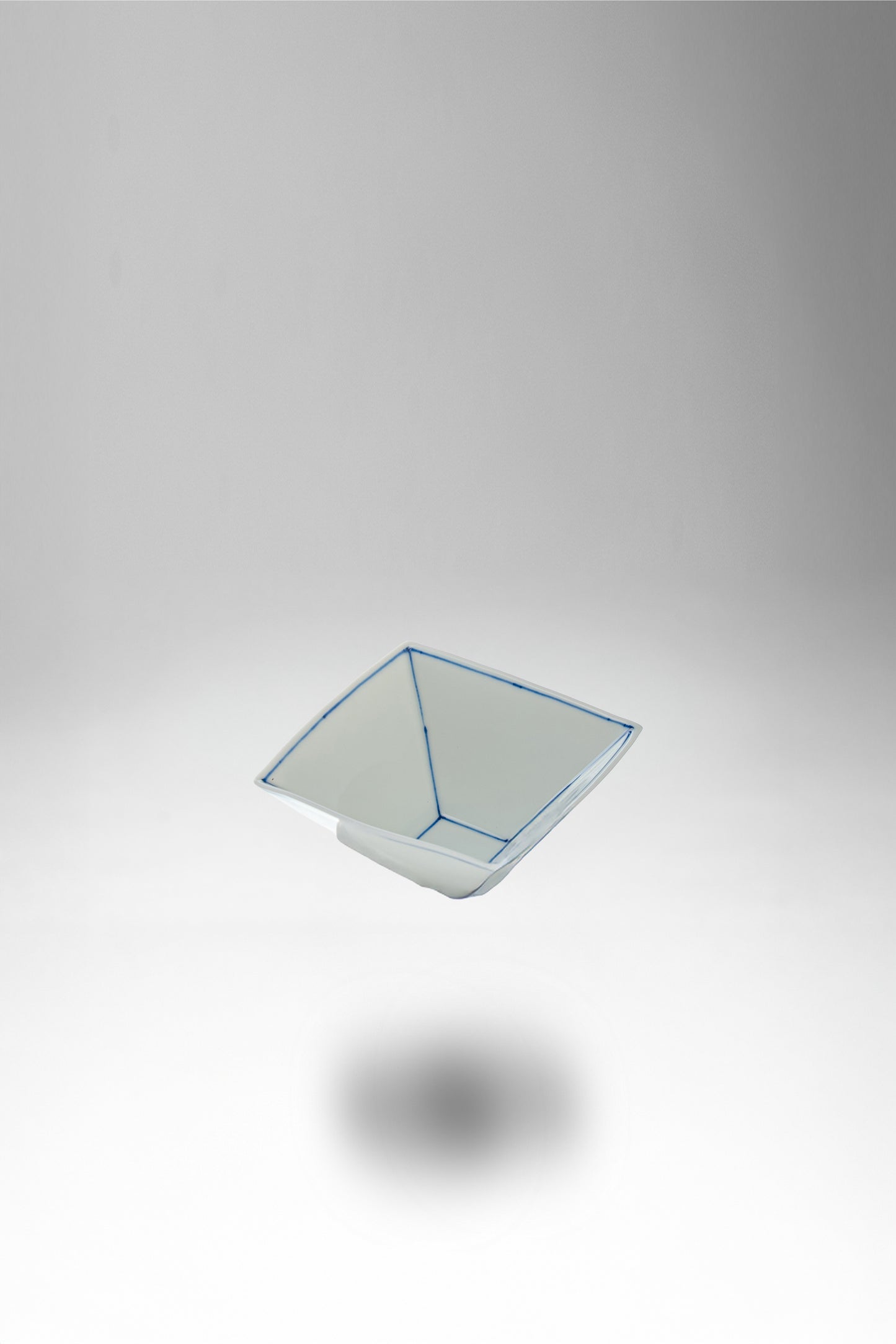 【旅皿】ライン スクエアボウル