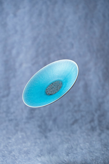 【旅皿】碧彩　5寸皿