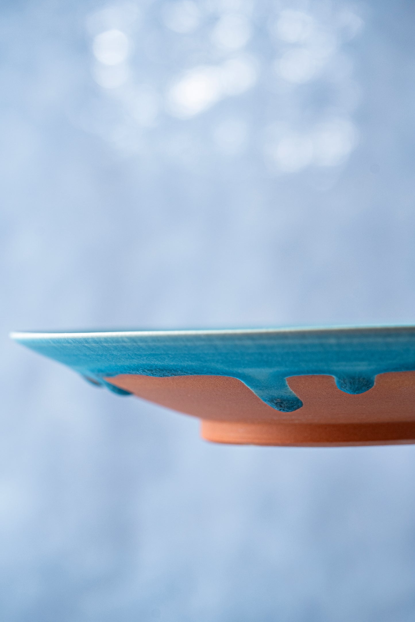 【旅皿】碧彩　７.５寸皿