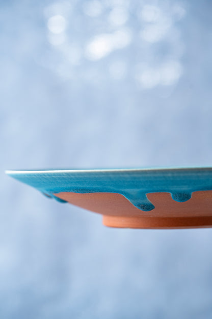 【旅皿】碧彩　７.５寸皿