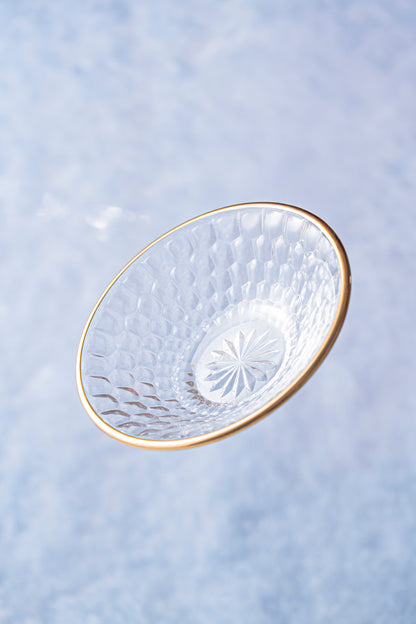 【旅皿】亀甲洗鉢金付