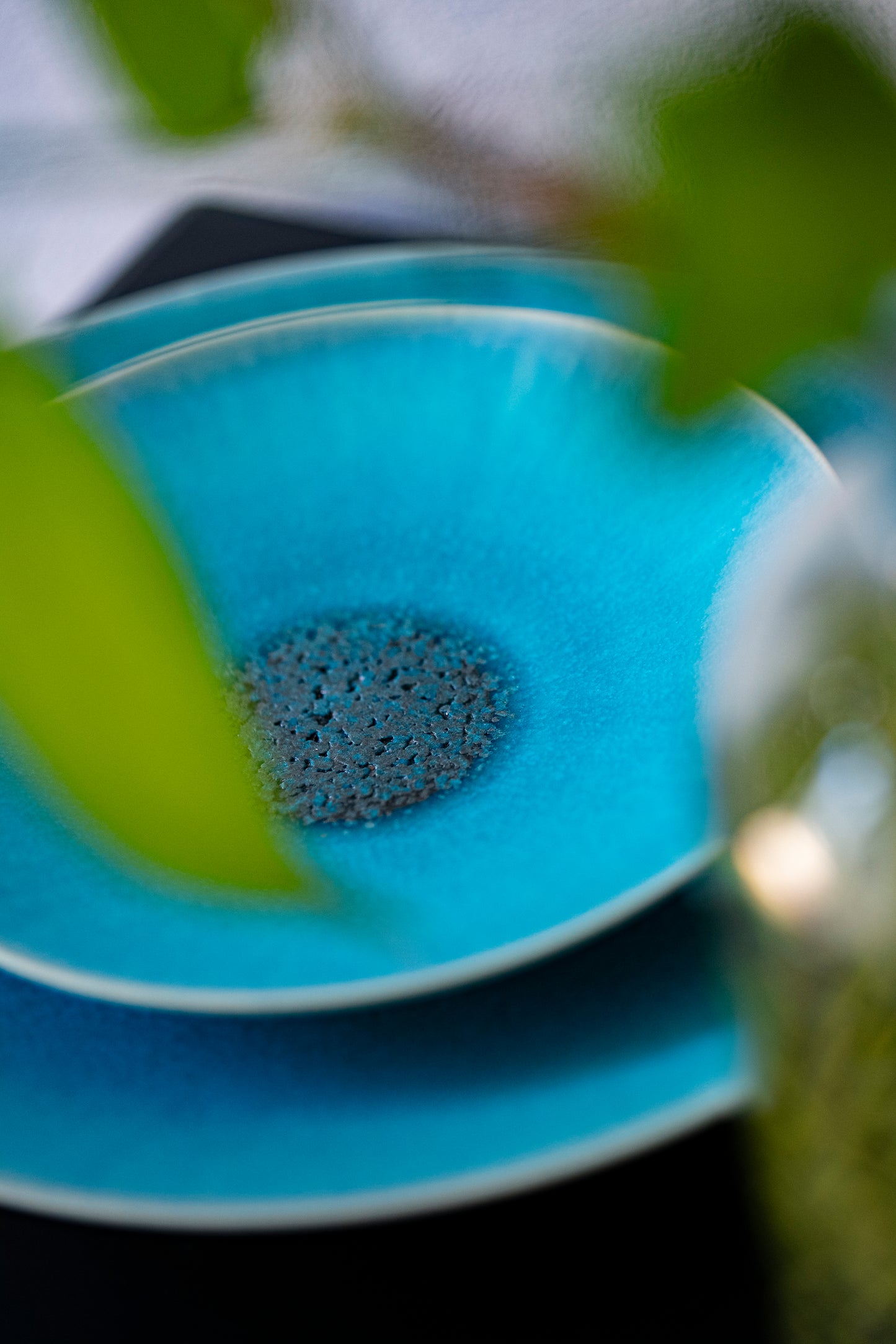 【旅皿】碧彩　７.５寸皿