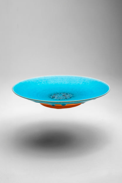 【旅皿】碧彩　７.５寸皿